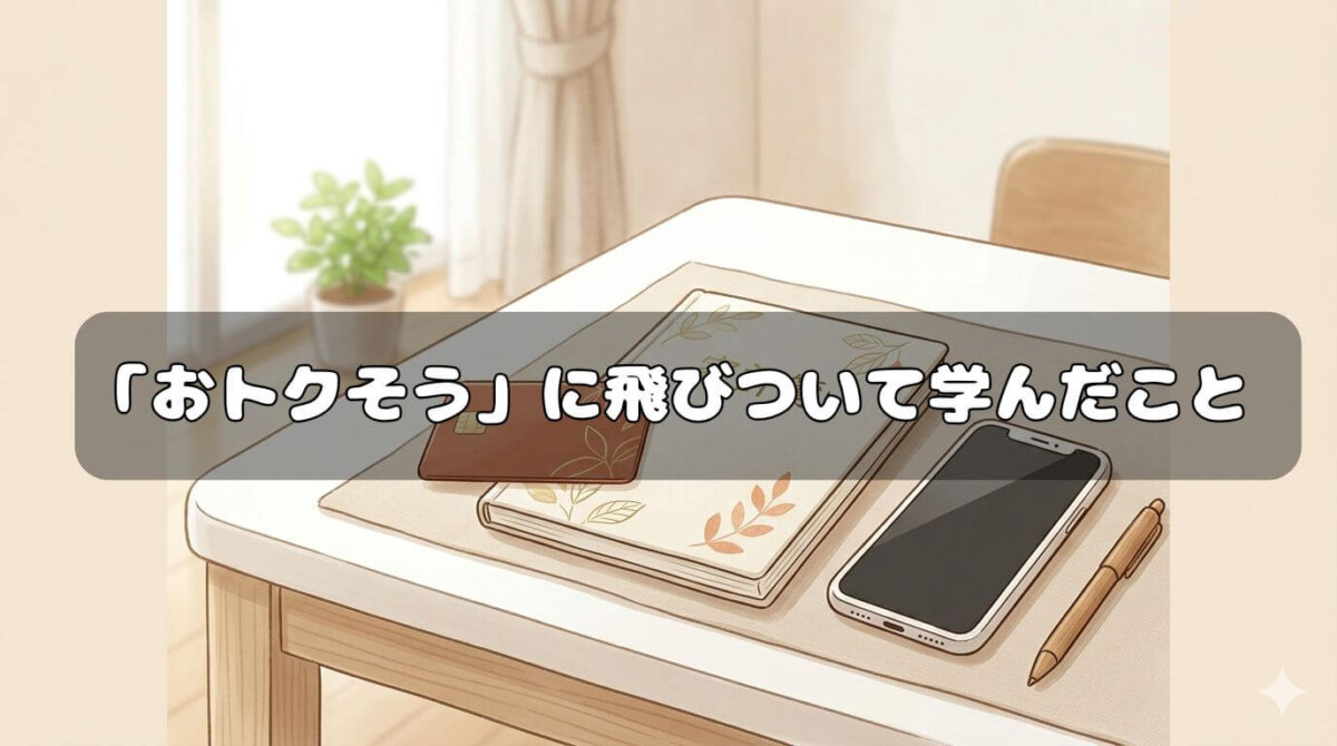 クレジットカードと家計簿が置かれたテーブル