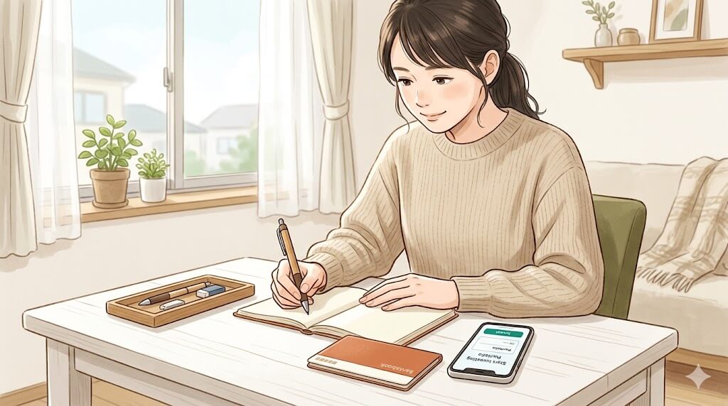 NISA積立を始めようとしている女性