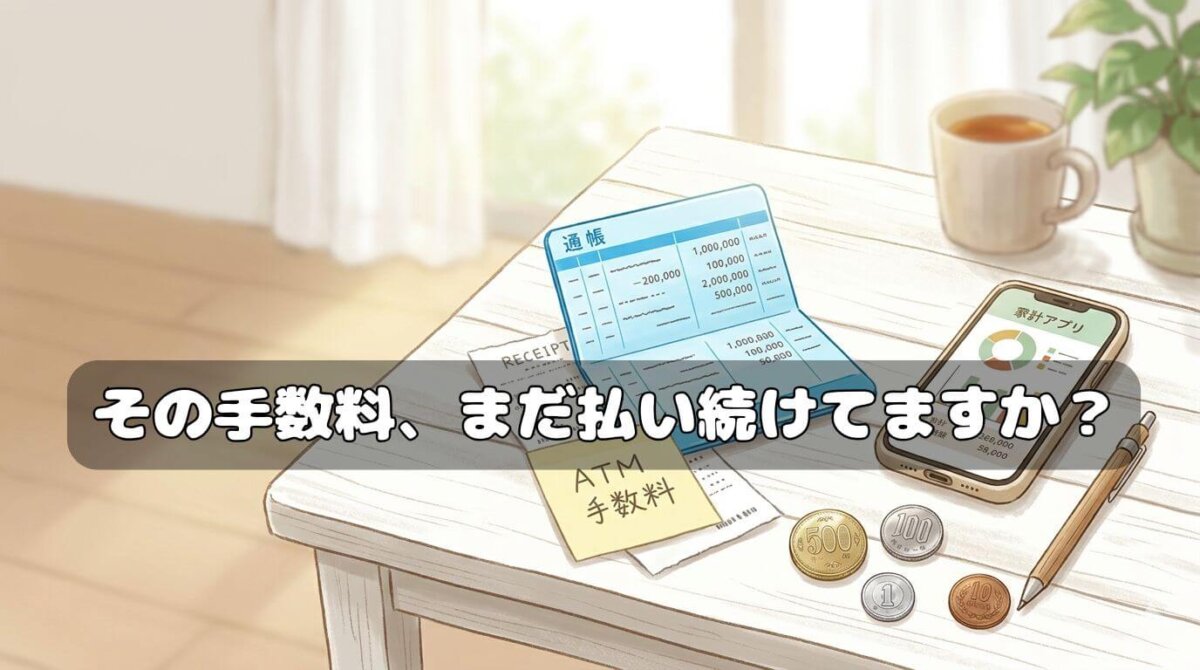 手数料を見直す家計管理のイメージ