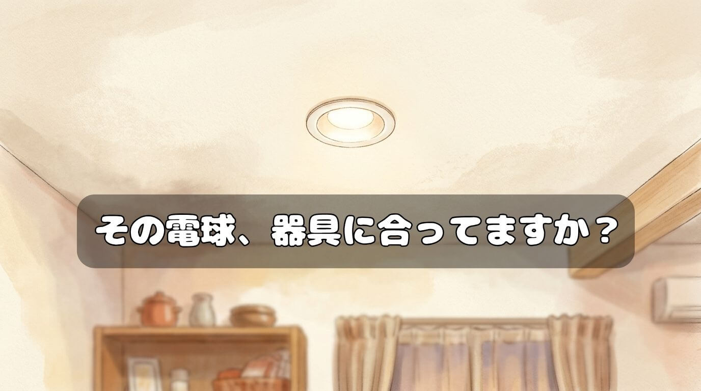 リビングの天井のダウンライトを見上げる